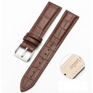 Crocodile leren bandje - Bruin - Xiaomi Mi Watch / Xiaomi Watch S1 / S1 Pro / S1 Active / Watch S2