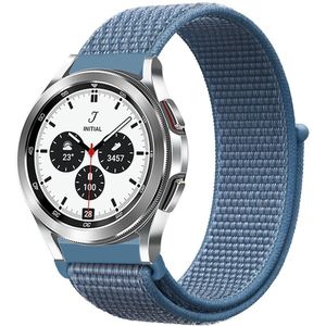 Samsung Sport Loop nylon bandje - Denim blauw - Samsung Galaxy Watch 4 Classic - 42mm / 46mm