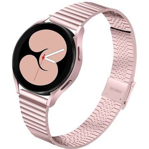 Samsung Stalen RVS bandje - Rosé pink - Samsung Galaxy Watch 4 - 40mm & 44mm