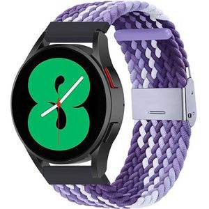 Braided nylon bandje - Lichtpaars / paars - Huawei Watch GT 2 Pro / GT 3 Pro - 46mm