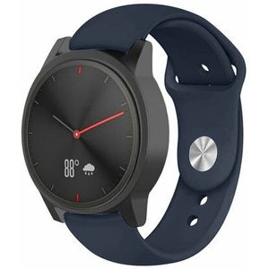 Garmin Garmin Venu 3s / Vivoactive 4s / Venu 2s / Vivomove 3s / Forerunner 255s - Sportbandje - Maat: Small - Navy