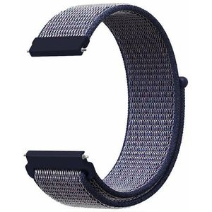 Garmin Garmin Venu / Sq / Sq2 / 2 plus - Sport Loop nylon bandje - Donkerblauw