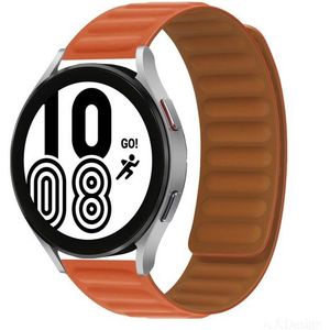 Siliconen Loop bandje - Oranje - Huawei Watch GT 2 / GT 3 / GT 4 - 46mm