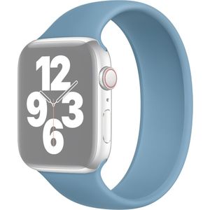 Solo Loop Link serie bandje - Maat: S - Blauw - Geschikt voor Apple Watch 42mm / 44mm / 45mm / 49mm