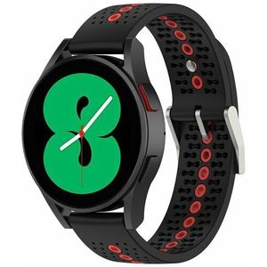 Dot Pattern bandje - Zwart met rood - Huawei Watch GT 2 & GT 3 - 42mm