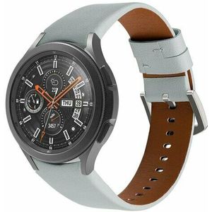 Samsung leren bandje - Grijs - Samsung Galaxy Watch 6 - 40mm & 44mm