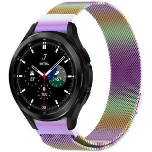Samsung Samsung Galaxy Watch 4 Classic - 42mm / 46mm - Milanese bandje (ronde connector) - Multicolor