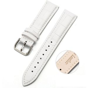 Garmin Lily 2 - Crocodile leren bandje - Wit  - Garmin bandje