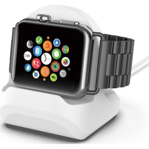 Apple Watch houder voor opladen - Siliconen - Wit - Geschikt voor Apple Watch