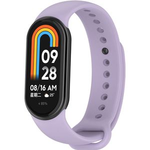 Siliconen bandje - Lichtpaars - Xiaomi Smart band 8