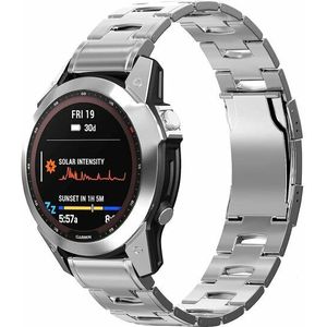 Garmin Titanium schakelband - Zilver - Garmin Instinct 3 - 50mm  - Garmin bandje
