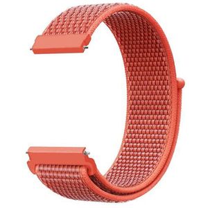 Samsung Sport Loop nylon bandje - Rood - Samsung Galaxy Watch 5 (Pro) - 40mm / 44mm / 45mm