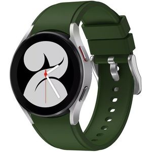 Samsung Galaxy Watch 4 - 40mm & 44mm - Siliconen sportband - Groen