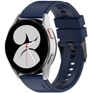 Samsung Siliconen gesp bandje - Donkerblauw - Samsung Galaxy Watch 3 - 41mm