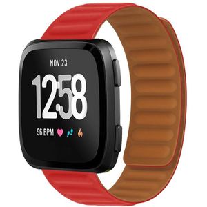 Fitbit Versa 3/4 & Sense 1/2 - Siliconen Loop bandje - Rood