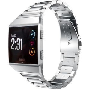 Fitbit Ionic - Schakelarmband Stainless Steel bandje - Zilver