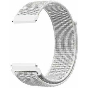 Samsung Sport Loop nylon bandje - Wit - Samsung Galaxy Watch 6 - 40mm & 44mm