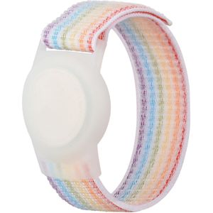 Apple AirTag nylon loop bandje - S/M - Multicolor - Geschikt voor kinderen