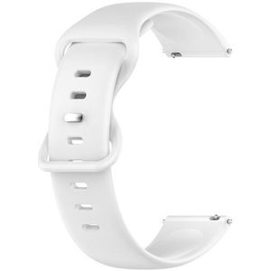 Samsung Solid color sportband - Wit - Samsung Galaxy Watch 4 Classic - 42mm & 46mm - Samsung bandje