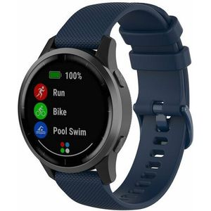 Sportband met motief - Donkerblauw - Samsung Galaxy Watch 3 - 45mm