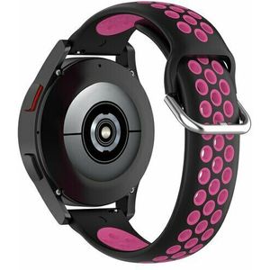 Garmin Garmin Vivomove 3 / HR / Luxe / Sport / Style / Trend - Siliconen sportbandje met gesp - Zwart + roze