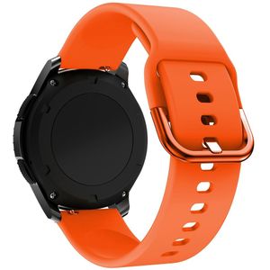 Samsung Siliconen sportband - Oranje - Samsung Galaxy Watch 3 - 45mm