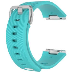 Fitbit Ionic siliconen bandje met gesp - Maat: Small - turquoise