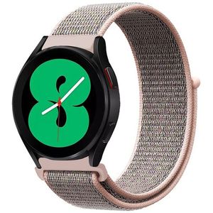 Samsung Sport Loop nylon bandje - Zand roze - Samsung Galaxy Watch 3 - 45mm