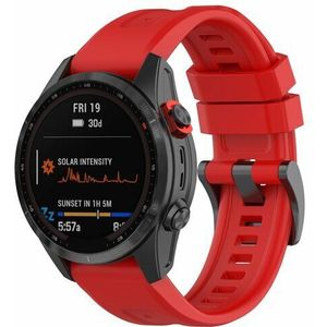 Garmin Siliconen sportbandje - Rood - Garmin Forerunner 745 / 935 / 945 / 955 / 965