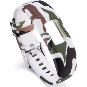 Garmin Siliconen sportbandje - Camouflage - Garmin Vivofit 4