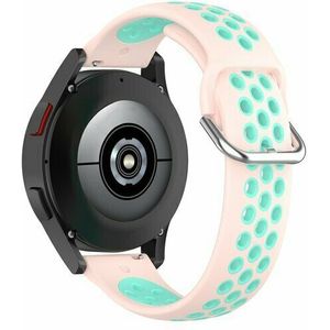 Siliconen sportbandje met gesp - Roze + turquoise - Xiaomi Mi Watch / Xiaomi Watch S1 / S1 Pro / S1 Active / Watch S2
