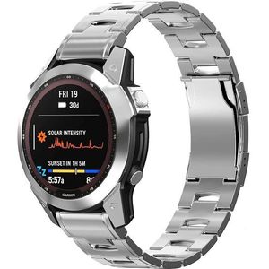 Garmin Titanium schakelband - Zilver - Garmin Fenix 8 - 51mm  - Garmin bandje