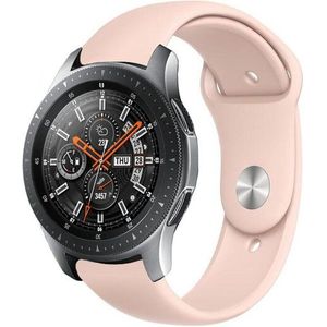 Rubberen sportband - Zacht roze - Samsung Galaxy Watch - 46mm / Samsung Gear S3