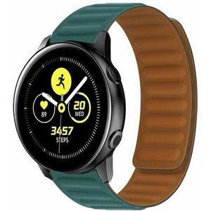 Samsung Siliconen Loop bandje - Donkergroen - Samsung Galaxy Watch 6 Classic - 47mm & 43mm