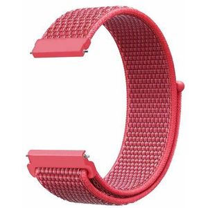 Garmin Garmin Approach S12 / S40 / S42 - Sport Loop nylon bandje - Donkerroze