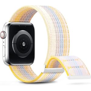 Nylon sport loop band - Starlight multicolor - Extra sterke klittenbandsluiting - Geschikt voor Apple Watch 38mm / 40mm / 41mm