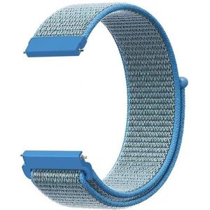 Samsung Sport Loop nylon bandje - Blauw - Samsung Galaxy Watch 3 - 41mm