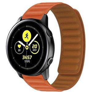 Samsung Siliconen Loop bandje - Oranje - Samsung Galaxy Watch 5 (Pro) - 40mm / 44mm / 45mm