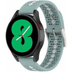 Samsung Dot Pattern bandje - Groenblauw - Samsung Galaxy Watch 3 - 45mm