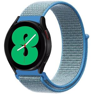 Samsung Sport Loop nylon bandje - Blauw - Samsung Galaxy Watch 3 - 45mm