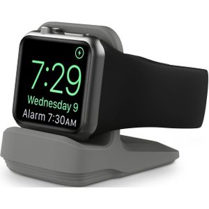 Siliconen Apple Watch houder - Grijs - Geschikt voor alle series Apple Watch