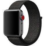 Apple watch Sport Loop bandje - Zwart / Oranje - Geschikt voor Apple Watch 38mm / 40mm / 41mm