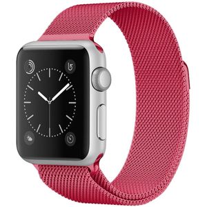 Milanese RVS bandje - Roze - Geschikt voor Apple Watch 42mm / 44mm / 45mm / 49mm