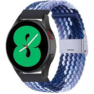 Braided nylon bandje - Blauw gemêleerd - Xiaomi Mi Watch / Xiaomi Watch S1 / S1 Pro / S1 Active / Watch S2