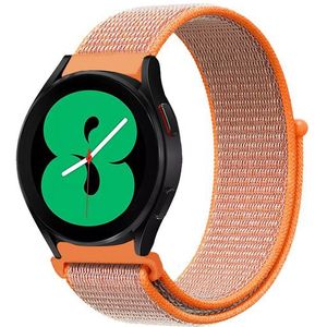 Samsung Sport Loop nylon bandje - Oranje - Samsung Galaxy Watch 3 - 45mm
