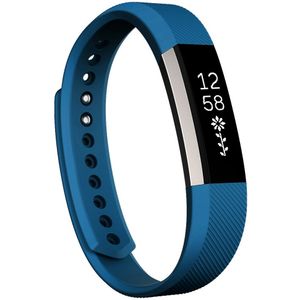 Fitbit Alta siliconen bandje, Maat: Large, Lengte: 22CM - Blauw