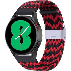 Garmin Garmin Venu 2 & 3 - Braided nylon bandje - Rood / zwart