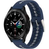 Samsung Dot Pattern bandje - Donkerblauw - Samsung Galaxy Watch 4 Classic - 42mm & 46mm