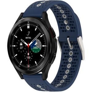 Samsung Dot Pattern bandje - Donkerblauw - Samsung Galaxy Watch 4 Classic - 42mm & 46mm