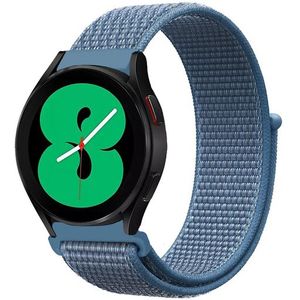 Samsung Sport Loop nylon bandje - Denim blauw - Samsung Galaxy Watch 3 - 45mm